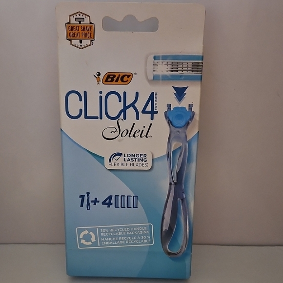 BIC Click 4 Soleil Blue Razor - Picture 1 of 1